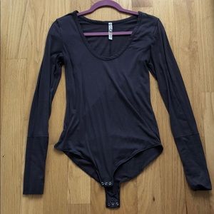 Free people long sleeve body suit